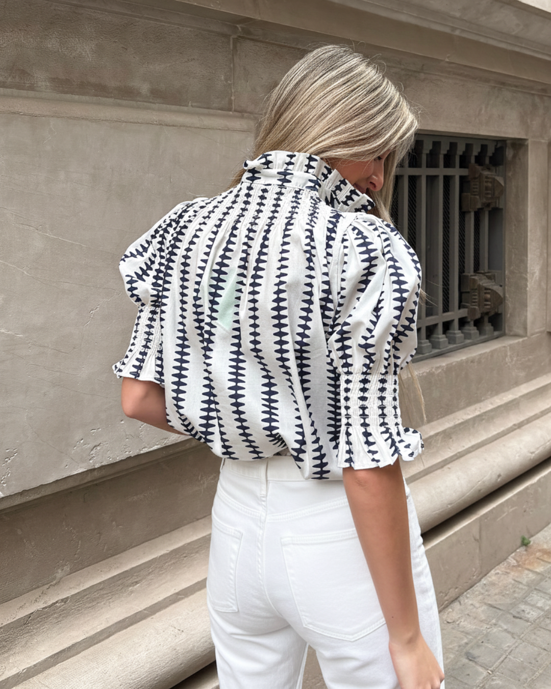 Blusa Saletta marino