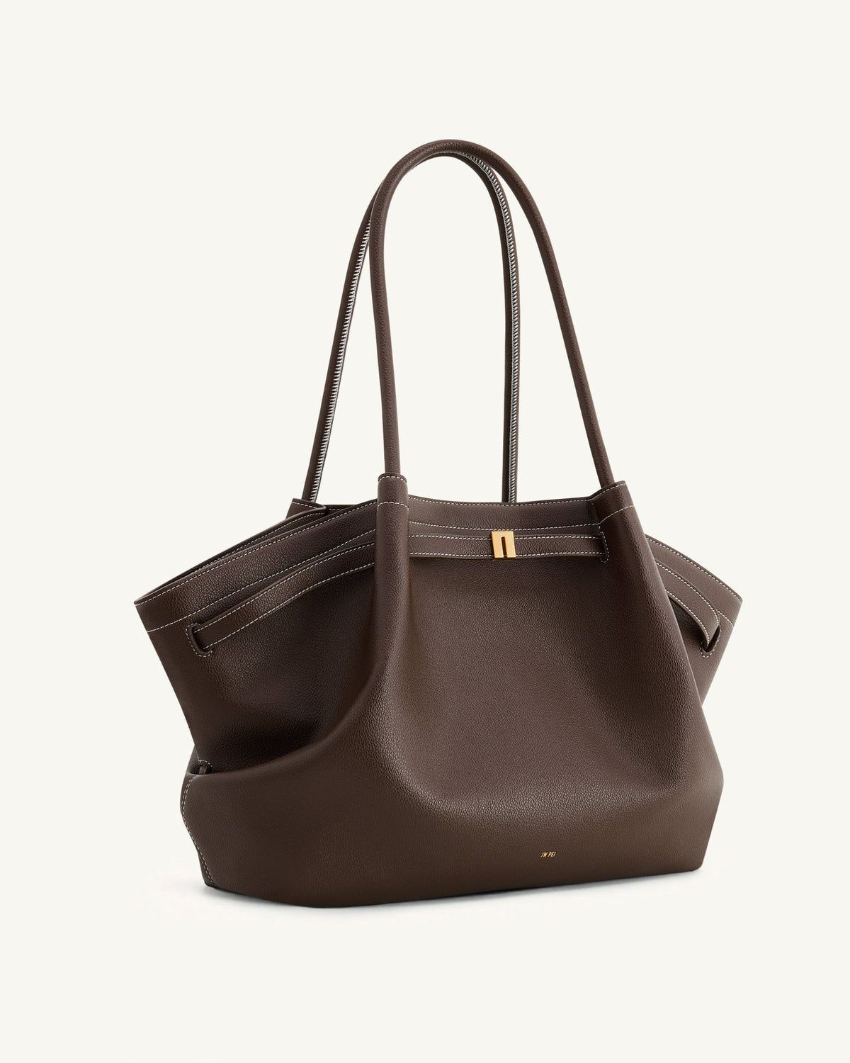 Bolso tote grande Hana – Marrón oscuro