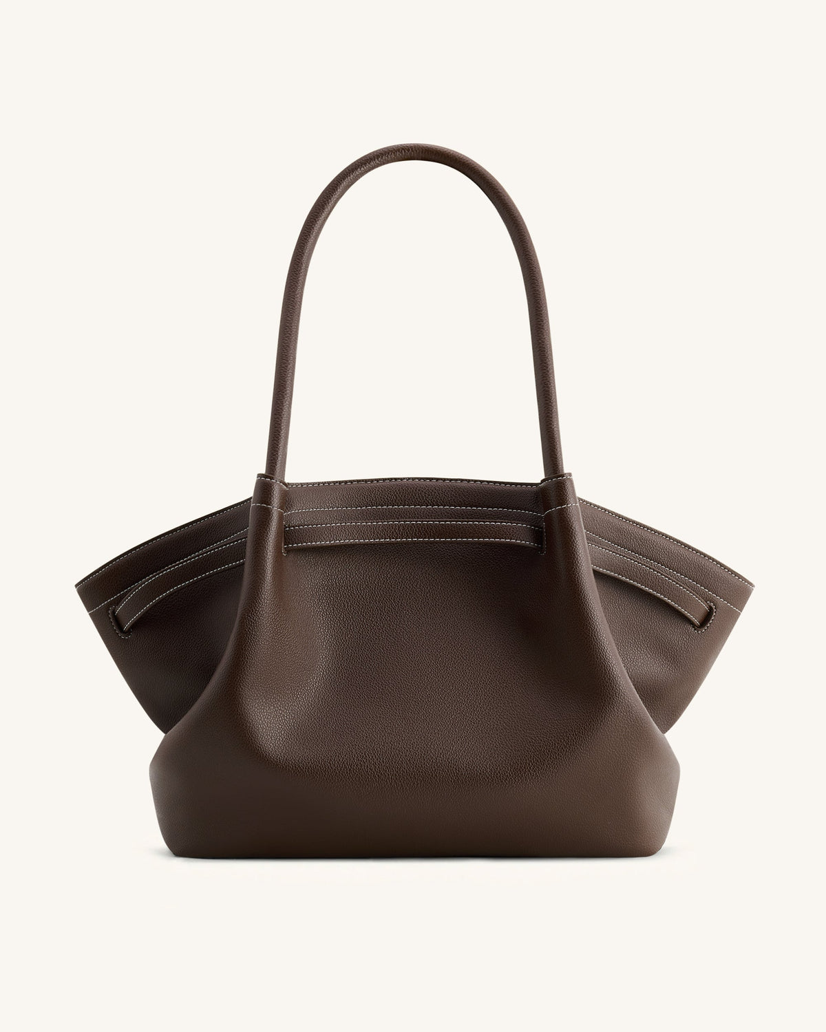 Bolso tote grande Hana – Marrón oscuro