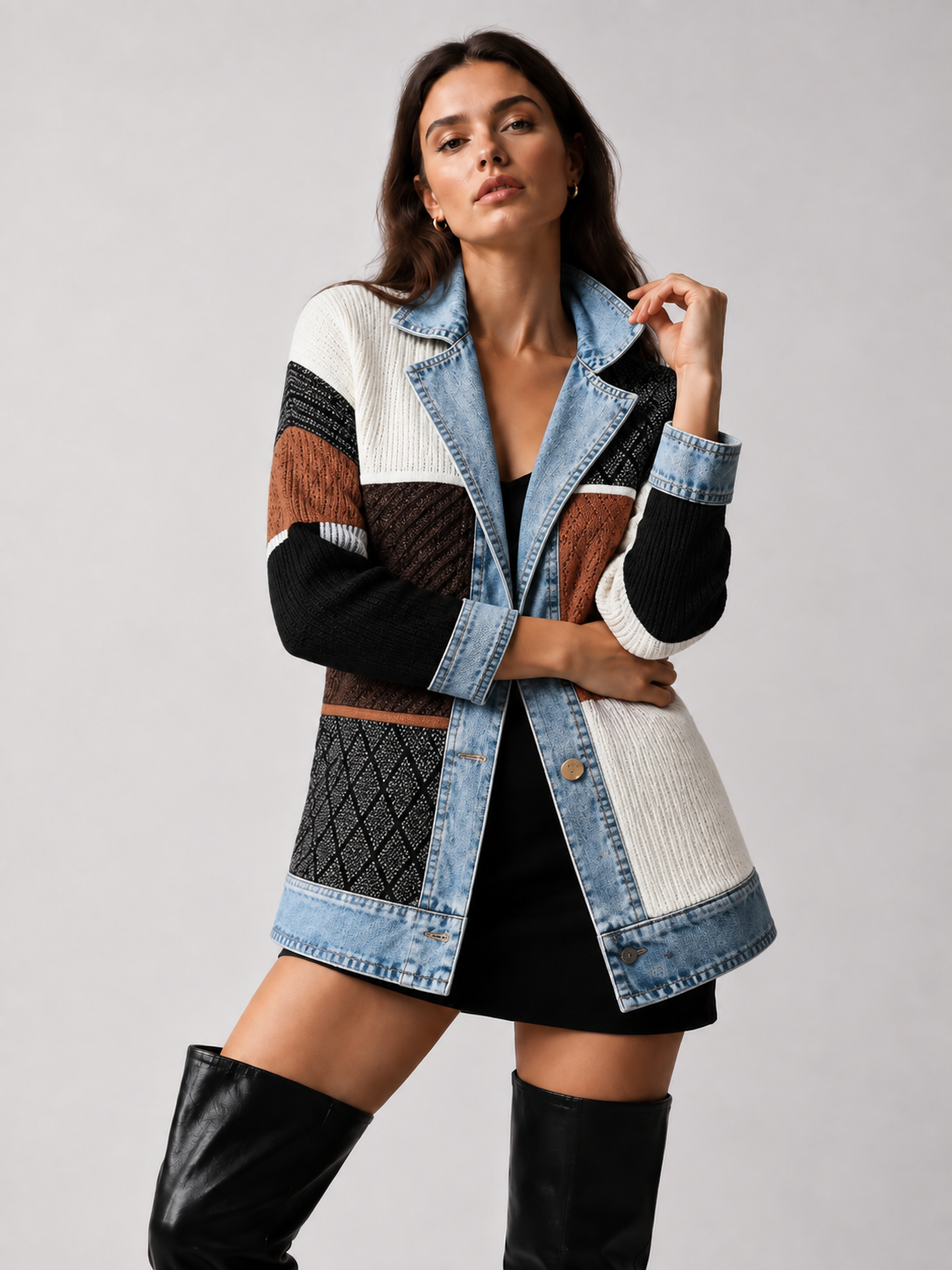 Ana - Elegante chaqueta vaquera otoñal