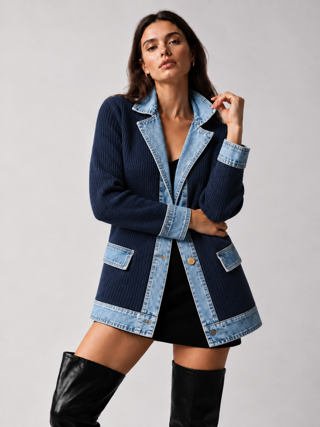 Ana - Elegante chaqueta vaquera otoñal