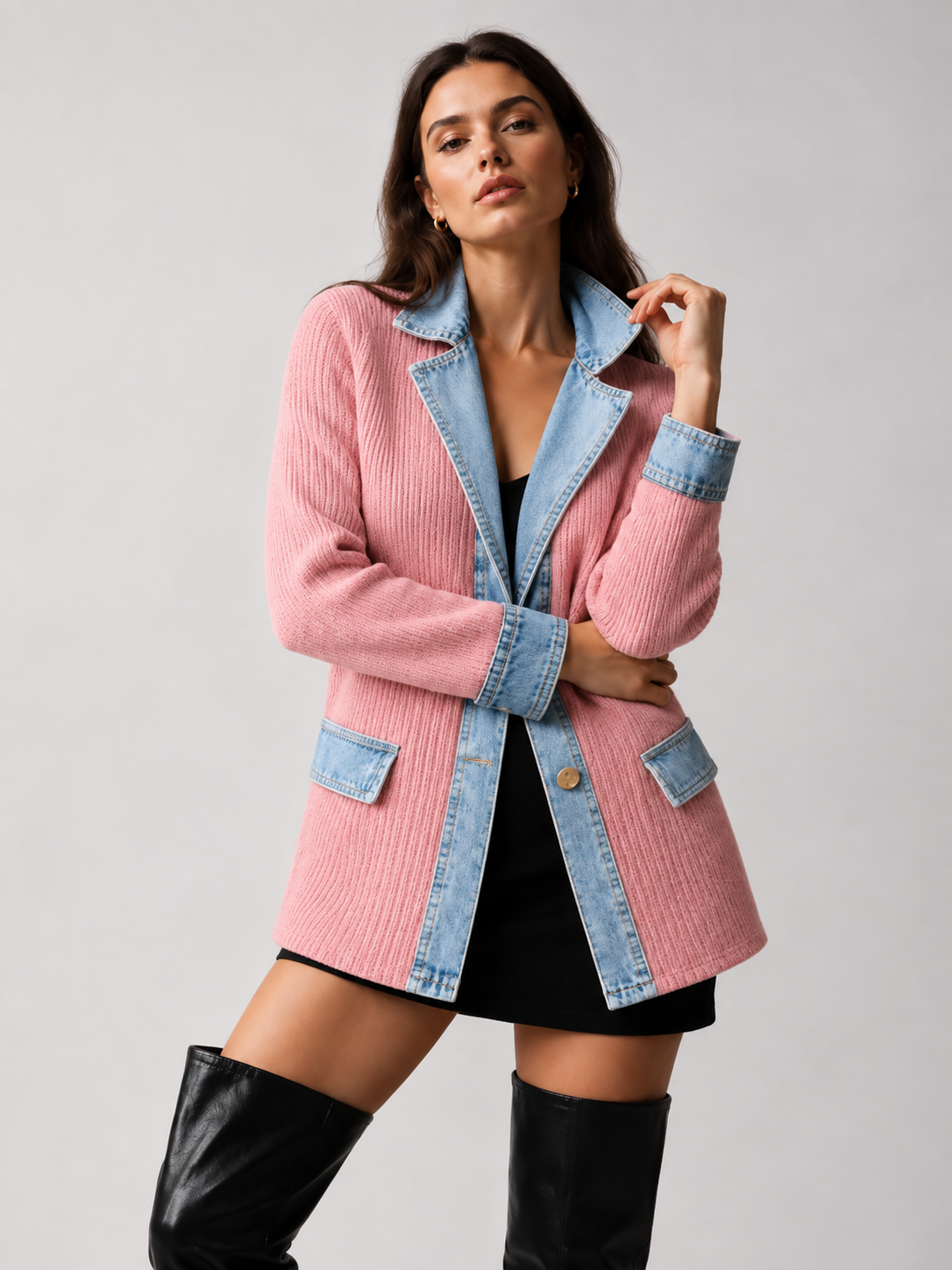 Ana - Elegante chaqueta vaquera otoñal