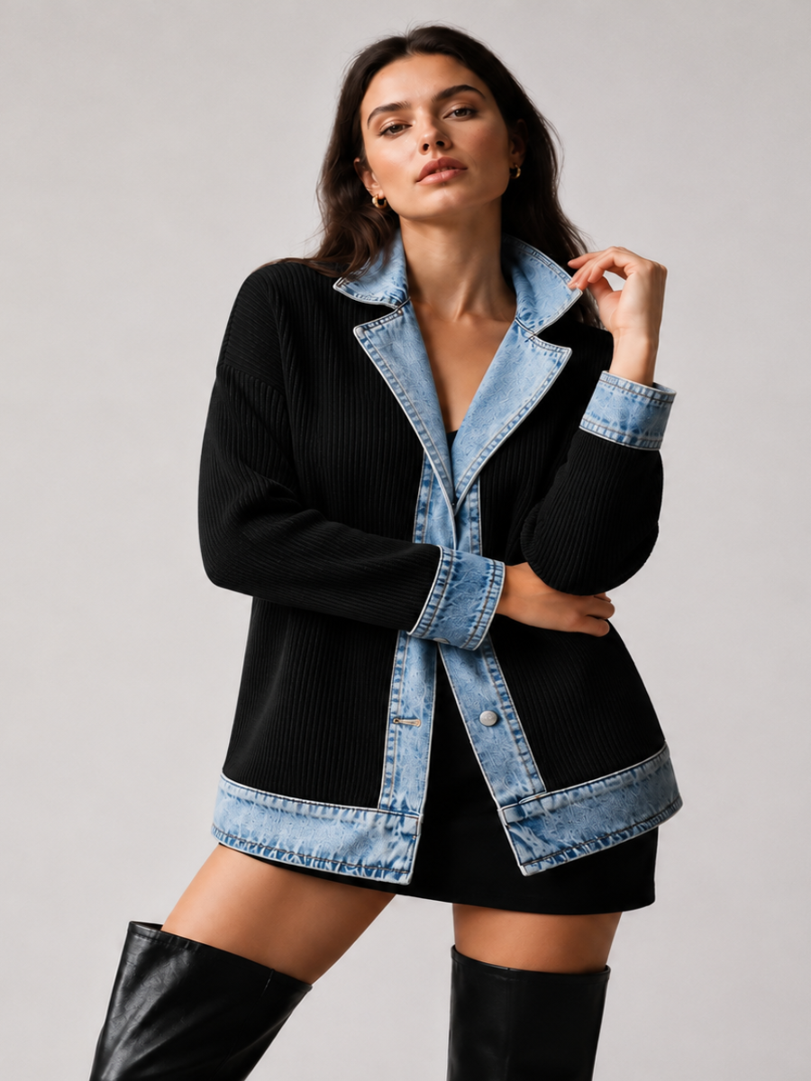 Ana - Elegante chaqueta vaquera otoñal