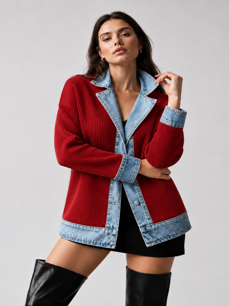 Ana - Elegante chaqueta vaquera otoñal