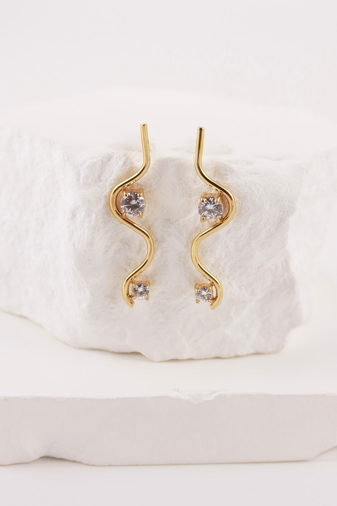 Pendientes Moovi Sparkle brillantes y elegantes