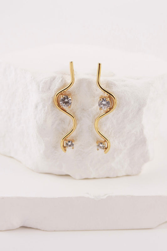 Pendientes Moovi Sparkle brillantes y elegantes