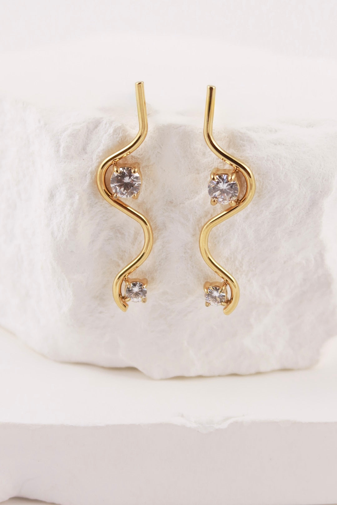 Pendientes Moovi Sparkle brillantes y elegantes