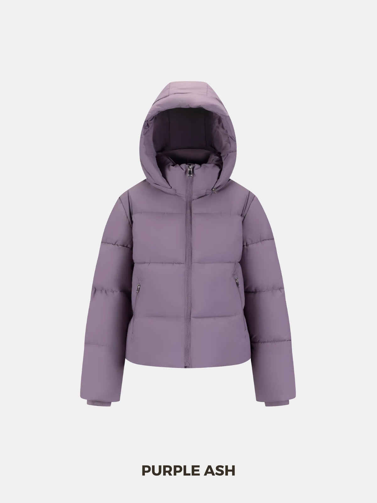 Chaqueta acolchada corta clásica WarmCore™ con capucha desmontable
